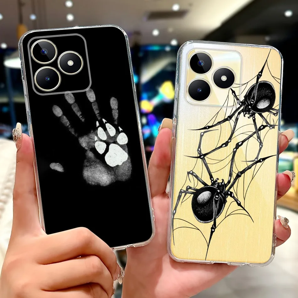 For Realme Note 50 Fashion Cool Pattern Phone Case For Realme Note50 RMX3834 Soft Silicone TPU Cases