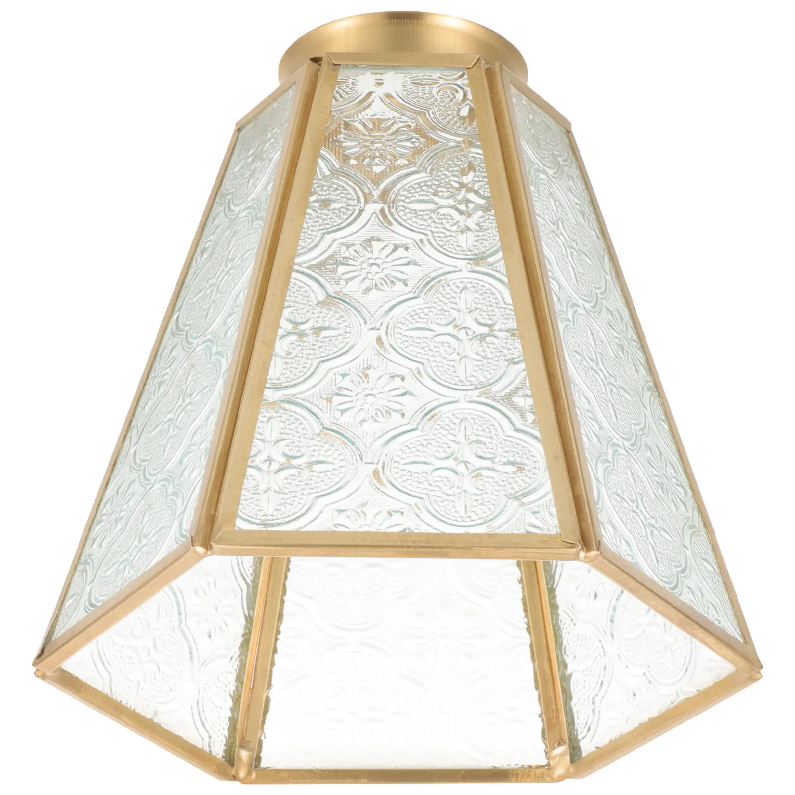 Glass Pendant Light Shade Clear Transparent Glass Lamp Shade Replacement for Wall Sconce Pendant Ceiling Light Bulb Cover