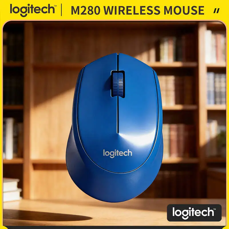 

Logitech M280 Wireless Mouse 10m Range 1000 DPI 18-Month Battery Ergonomic Comfort Design for Office Home Linux