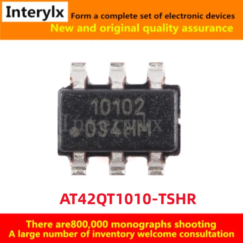 1-10-50Pcs/Lot New original AT42QT1010-TSHR AT42QT1010-TSH silk screen 1010 package SOT23-6 touch sensor chip