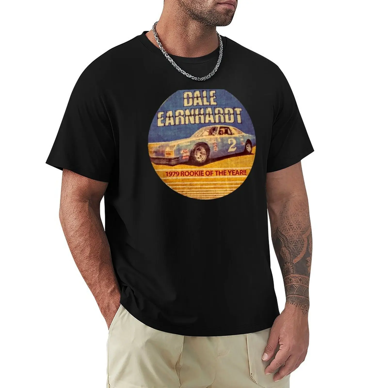Vintage 1979 Dale Earnhardt T-Shirt Novelty Graphic Tee Shirt