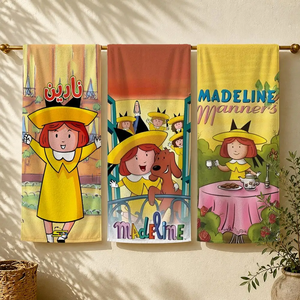 Book Character M-Madeline Towel Towel beach towel, quick drying absorbent bath towel for Swim,Gym,Camping,Outdoor hot