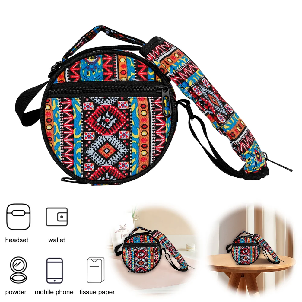 

Сумка для стального язычкового барабана 6,5 дюймов, сумка для хранения эфирного барабана, сумка для хэндпана, сумка через плечо для перкуссионных инструментов