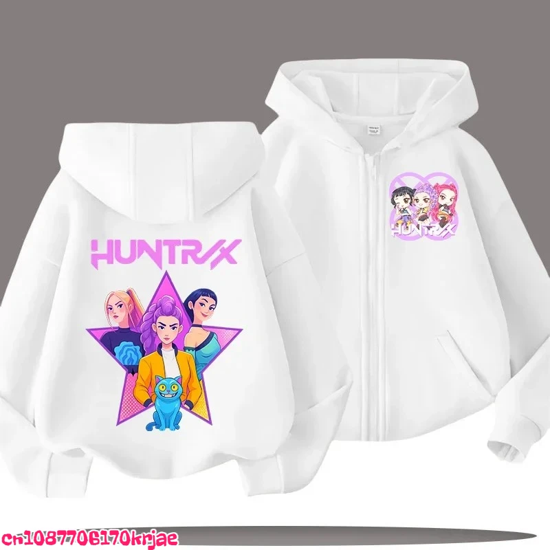 2026 جديد الصبي البلوز سستة هودي الطفل أعلى زمم بلوزات Saja بنين Kpop شيطان الصيادين هوديي ملابس الأطفال طفل فتاة #3