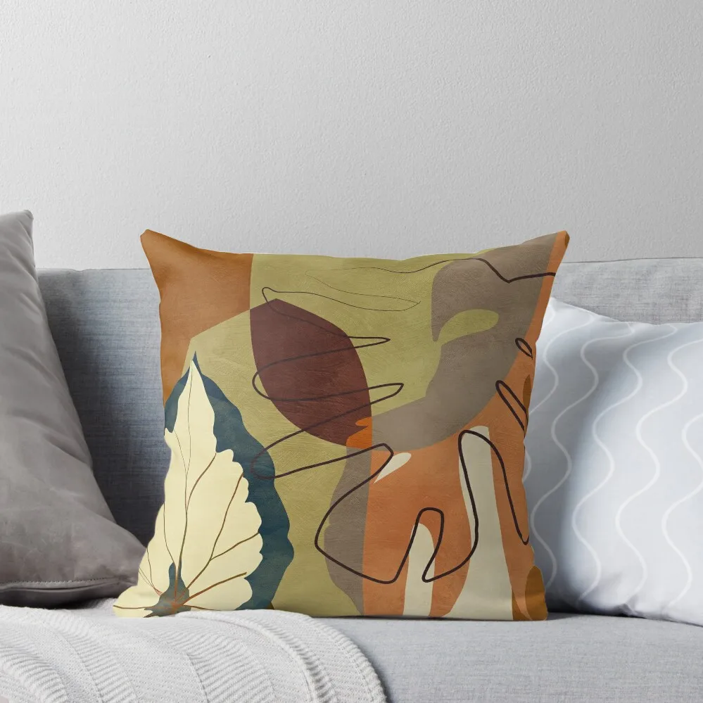 

tropical plants monstera water color Throw Pillow Custom Cushion Photo Covers For Sofas autumn pillowcase Plaid Sofa pillow