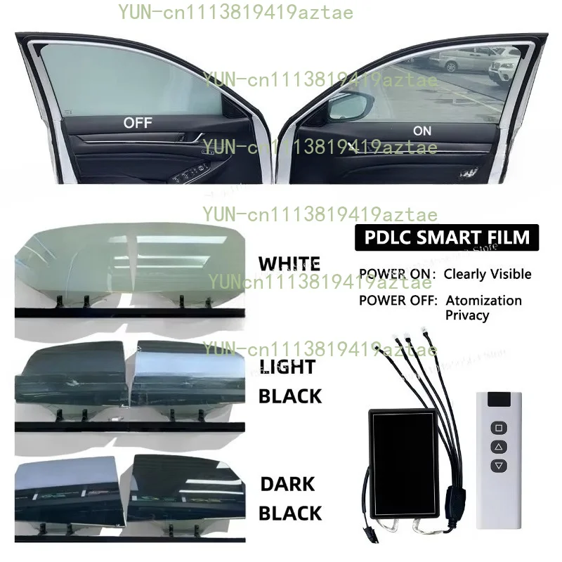 Automotive PDLC Smart Film for Window Switchable privacy Film Electric Smart Film Dry Sticker