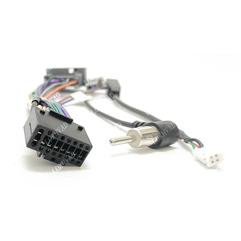 Radio Wiring Harness 16Pin Head Unit Audio Connector Cable Adapter for Honda CRV Accord Fit CRZ Pilot Insight