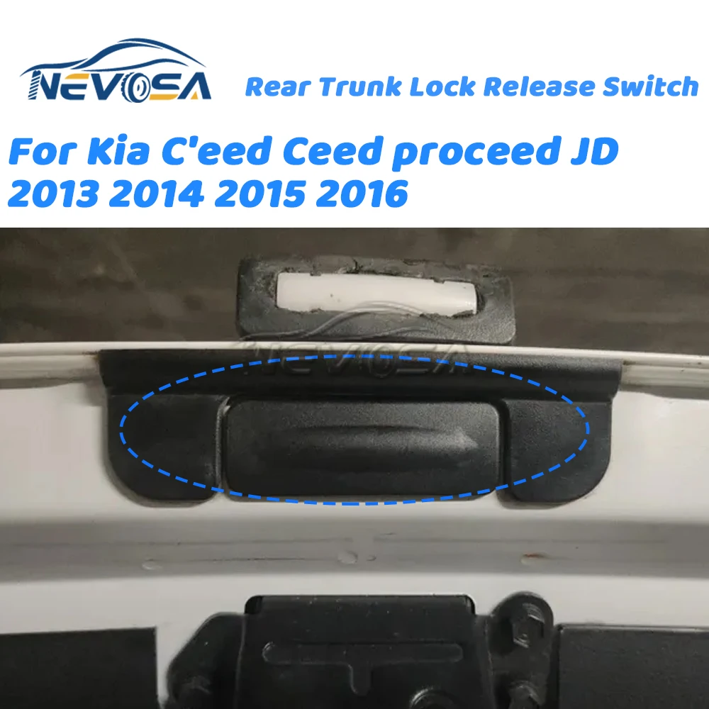 81260A5000 لشركة هيونداي إلنترا GT I30 كيا Ceed Proceed JD 2013 2014-2016 الجذع الإصدار التبديل الخلفي الباب الخلفي قفل التمهيد التبديل #2