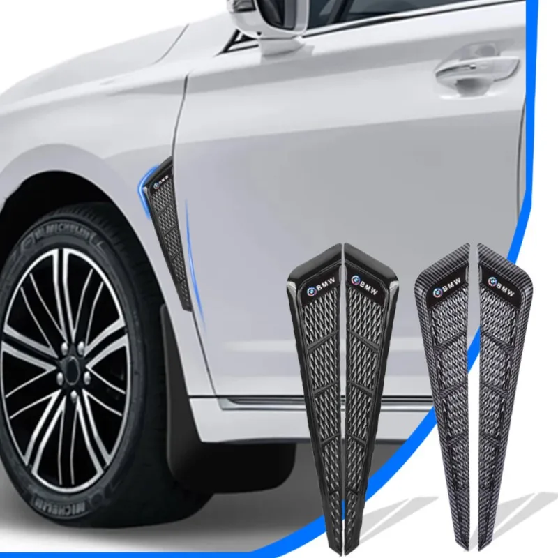 2pcs Car Fender Stickers Side Vents Spoiler Wing Cover For BMW 50th F30 F10 E90 F20 E46 E60 E70 E39 E36 E87 E92 GT G20 G30 X6 X7 view 4