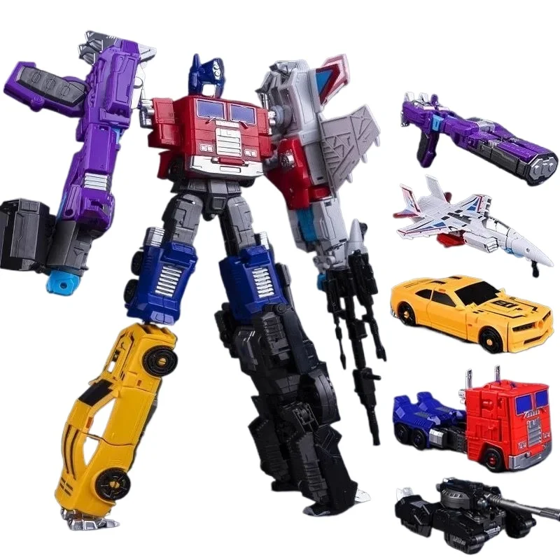 

Super Alliance Mech Deformation Robot Toy Convertible Action Figure Plastic Model Robot Car Toy Anime Movie Series Children Gift