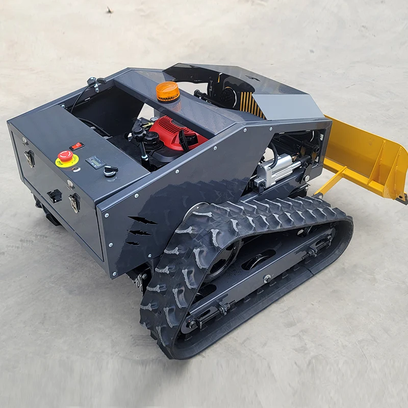 Customized Home Use Garden Petrol Engine 19.7IN Robotic Mower Remote Control Lawn Mower with Snow Plow