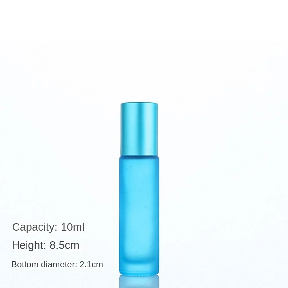 Neue Glas Bunte Abgabe Flaschen Roller Mini Ätherische Öle Flasche Tragbare Reise Kit Roller Ball Leere Flasche