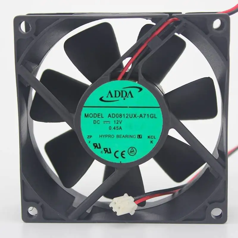 

AD0812UX-A71GL For ADDA 12V 0.45A 8025 8CM 80mm 80X80X25mm Computer Case Cooling Fan