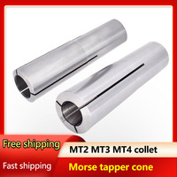 Morse collet chuck MT2 MT3 MT4  thread M10 M12 M16  tapper cone precision spring collet 3mm-20mm for CNC machine milling