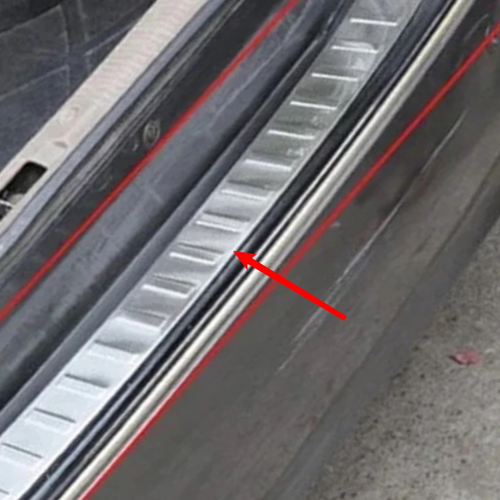 

For Nissan Teana L33 Altima 2013-2016 2017 Steel Car Rear Trunk Bumper Cover Trim Tailgate Door Sill Plate Guard Accessories