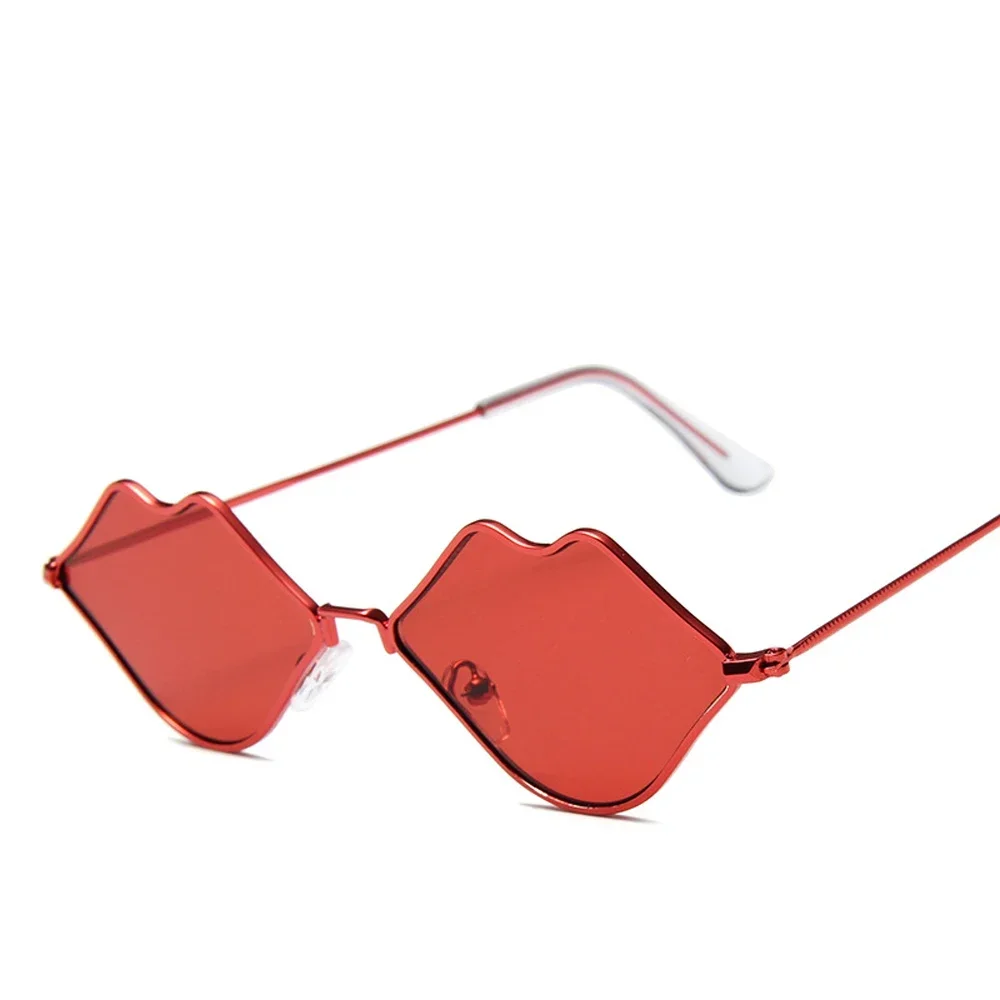 Xiaomi Sexy Rode Lippen Zonnebril 2025 Hippie Vintage zonnebril voor Vrouwen Festival Rave Party Zonnebril Dames Brillen