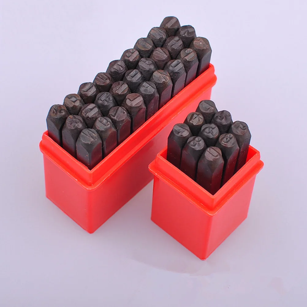 36 PCS 2mm Letters Number Steel Seal Alphanumeric Number Stamper Letter Number Punch Carving Letter Punch Carbon