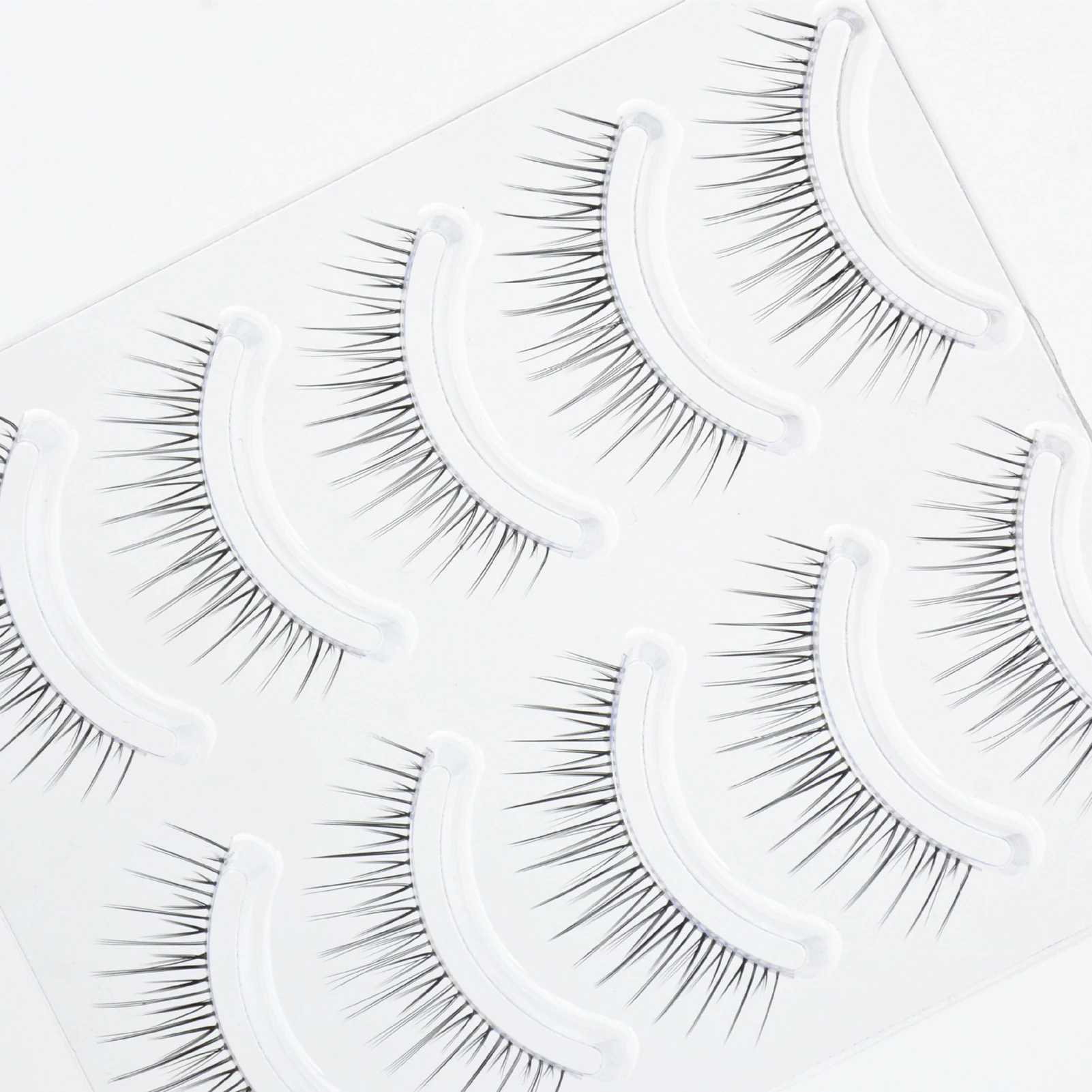 Tiras de cílios postiços estilo coreano, cílios naturais fofos, design de cervo fofo para mulheres, meninas, festa, acessórios de maquiagem diária