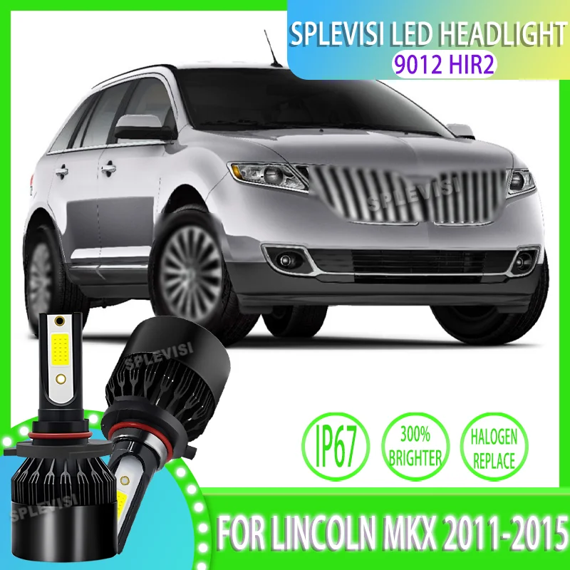 

High Power COB LED Headlight Bulbs Professional Grade IP67 Waterpoof 60W 6000LM 12V For Lincoln MKX 2011 2012 2013 2014 2015