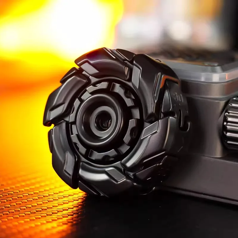 Rage 08EDC Nieuwe RVS Stone Wash Open Armor Mechanische Metalen Vingertop Gyroscoop Decompressie Desktop Speelgoed Cadeau