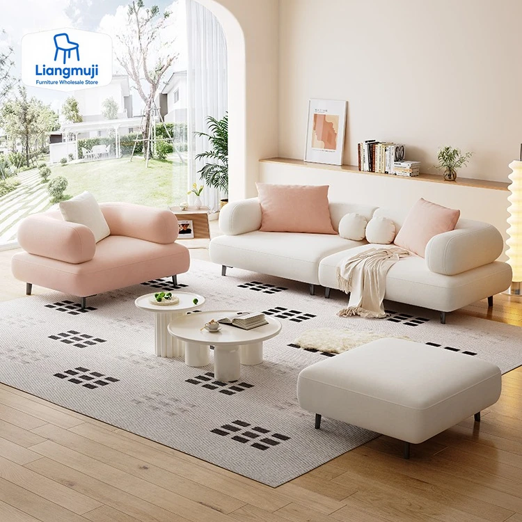 

Изогнутые водонепроницаемые диваны, современный бархатный удобный диван для отдыха из цельного дерева, дизайнерская мебель для гостиной Woonkamer Banken, домашняя мебель