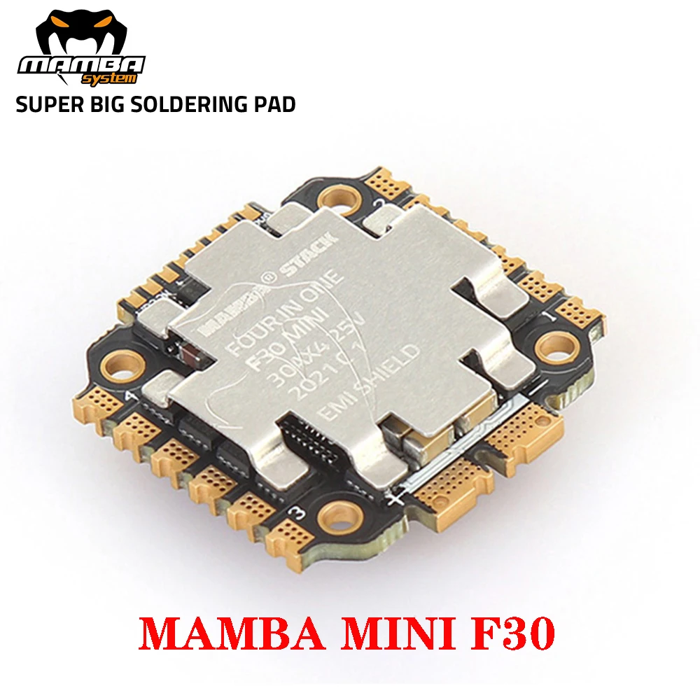 DIATONE MAMBA MINI F30 30A BLHeli_S 4in1 Brushless ESC 3-5S Dshot600 Electronic Speed Controller for RC FPV Racing Drone