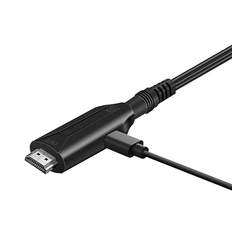 WIISTAR для PS1 PS2 к HDMI-совместимым игровой консоли подключение ТВ HD кабель Многофункциональный портативный удобный кабель