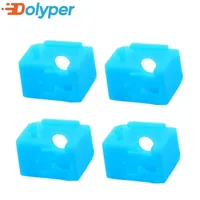 Dolyper 10-30pcs 3D Printer Heater Block Silicone Cover, E3D V6 Silicone Sock for Clone E3D V6 Hotend Extruder 3D Printer Parts