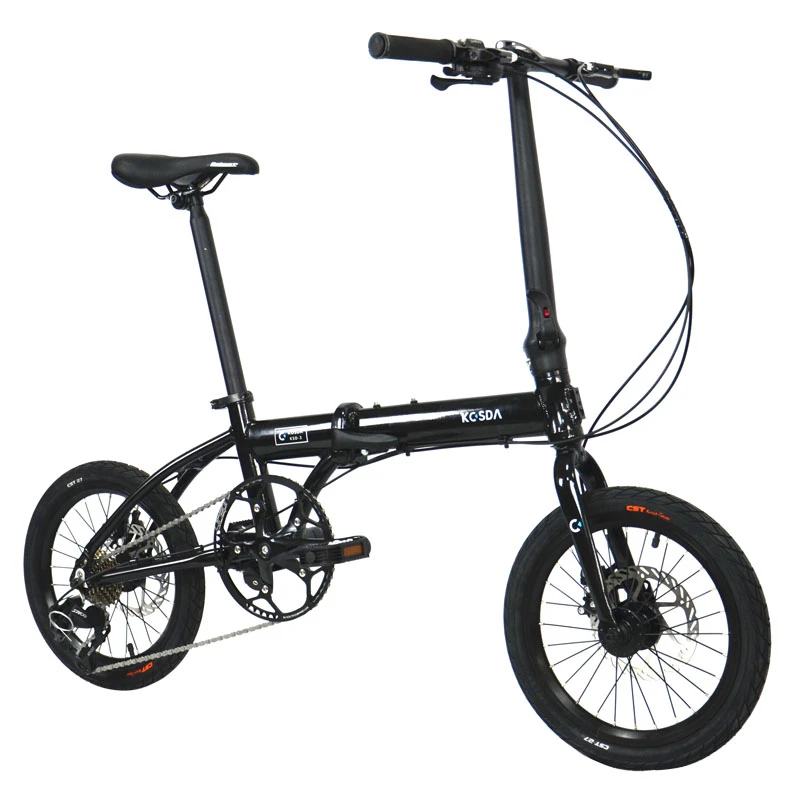 Folding bike KOSDA High quality wholesale 16 inch 8 speed customized cheap adult mountain  folding bicycle