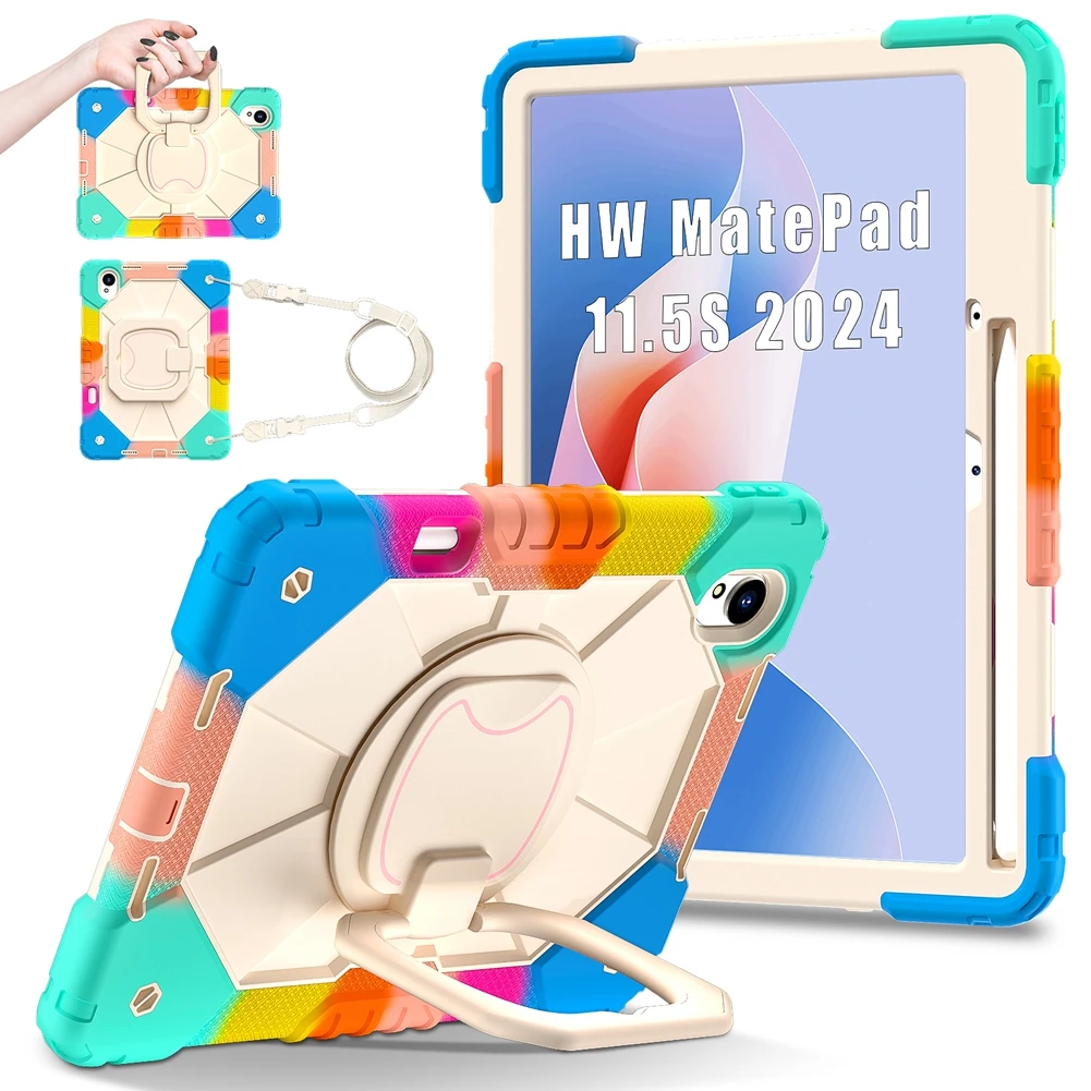 

Cover For Huawei MatePad 11.5 S TGR-W09 W10 Heavy Duty Shockproof Kids Tablets Case For Huawei MatePad 11.5 BTK-W00 W09 Fundas