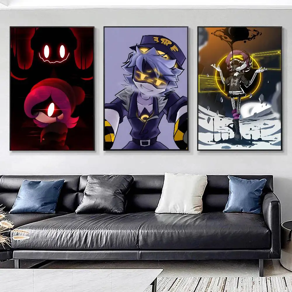 1pc Cartoon M-Murder Game D-Drones Posters HD Print Vintage Wall Art Decor for Home Study Room