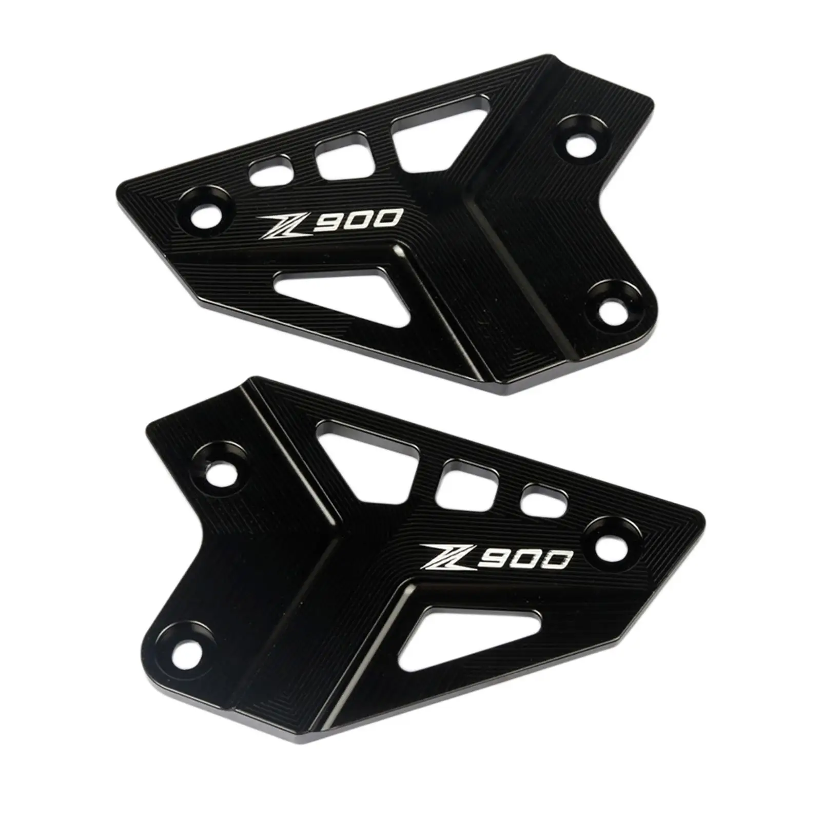 2Pcs Foot Peg Protector Aluminum Alloy Rear Heel Plates Guard Fits for Kawasaki Z900