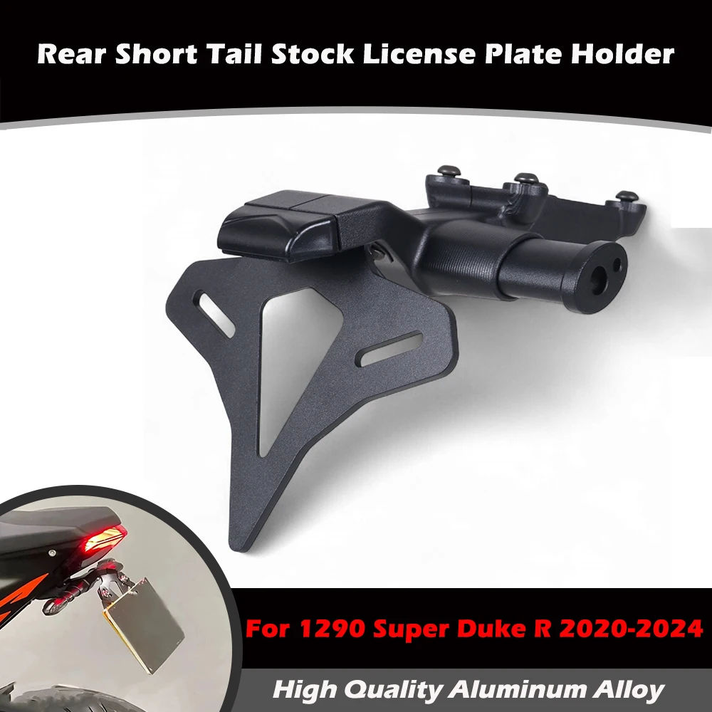 

For 1290 Super Duke R 2020-2024 Motorcycle Rear Short Tail Stock Tidy License Plate Holder Tailstock Bracket Modification Parts