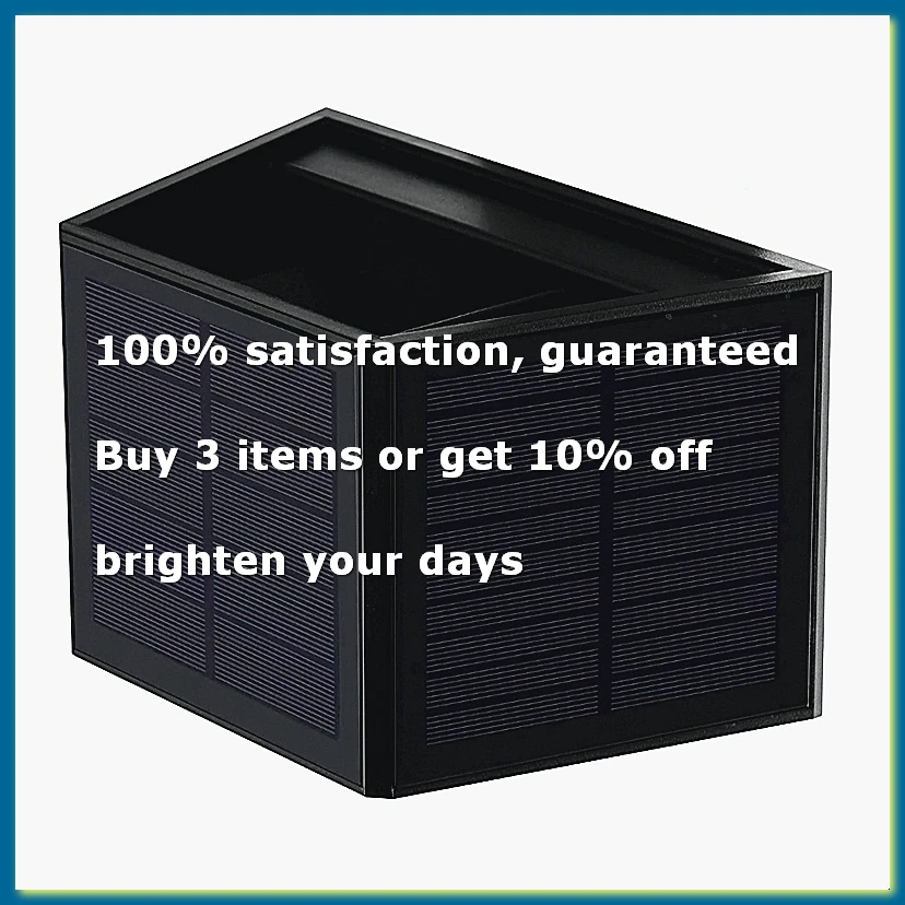 ●Solar Wall Light Outdoor Up-Down Lighting LED Lamp Solar Wall Washing Lights for Courtyard Garden Dimmable