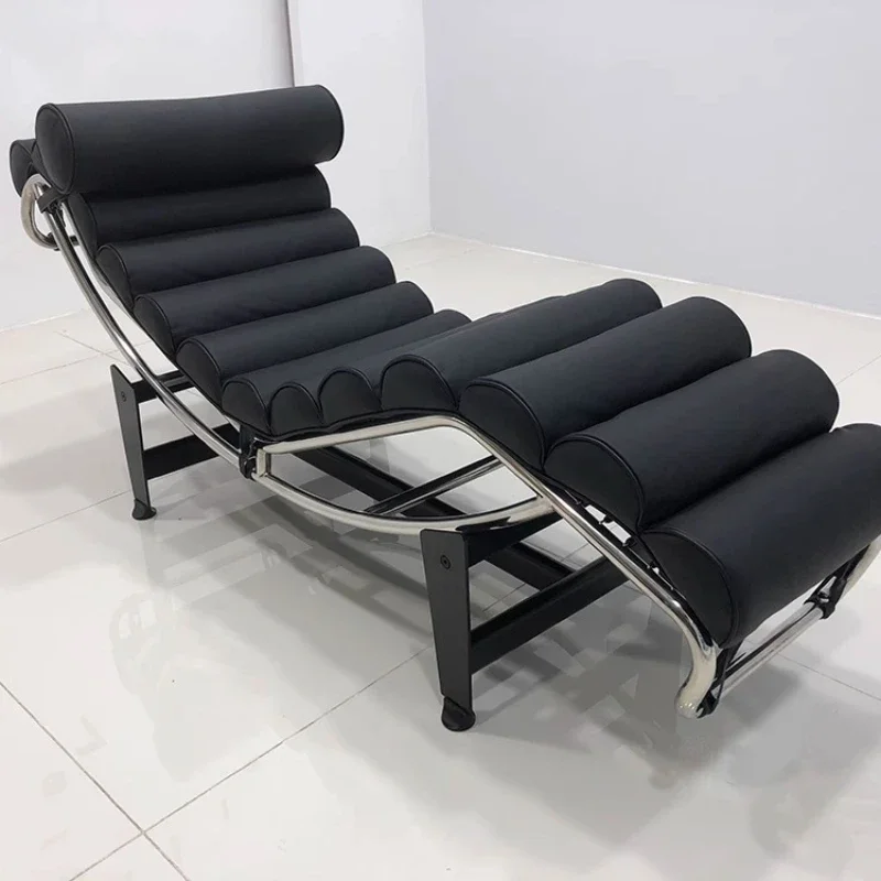 2025-LC4 recliner leisure furniture designer stainless steel balcony leisure sofa Le Corbusier