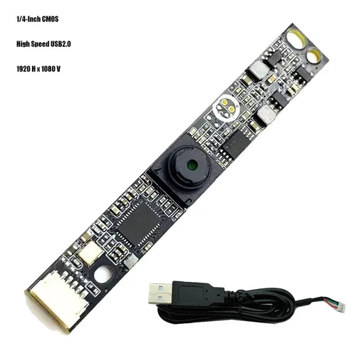 Módulos de cámara USB CMOS de 1/4 pulgadas, 2MP, Full HD, 1080p, enfoque fijo, 75 grados, compatible con UVC, visión del producto Plug and Play