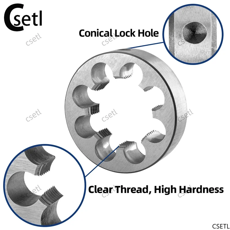 metric M40X1.25 Tap and Die Set Right Hand, M40 X 1.25 HSS Machine Thread Tap & Round Die