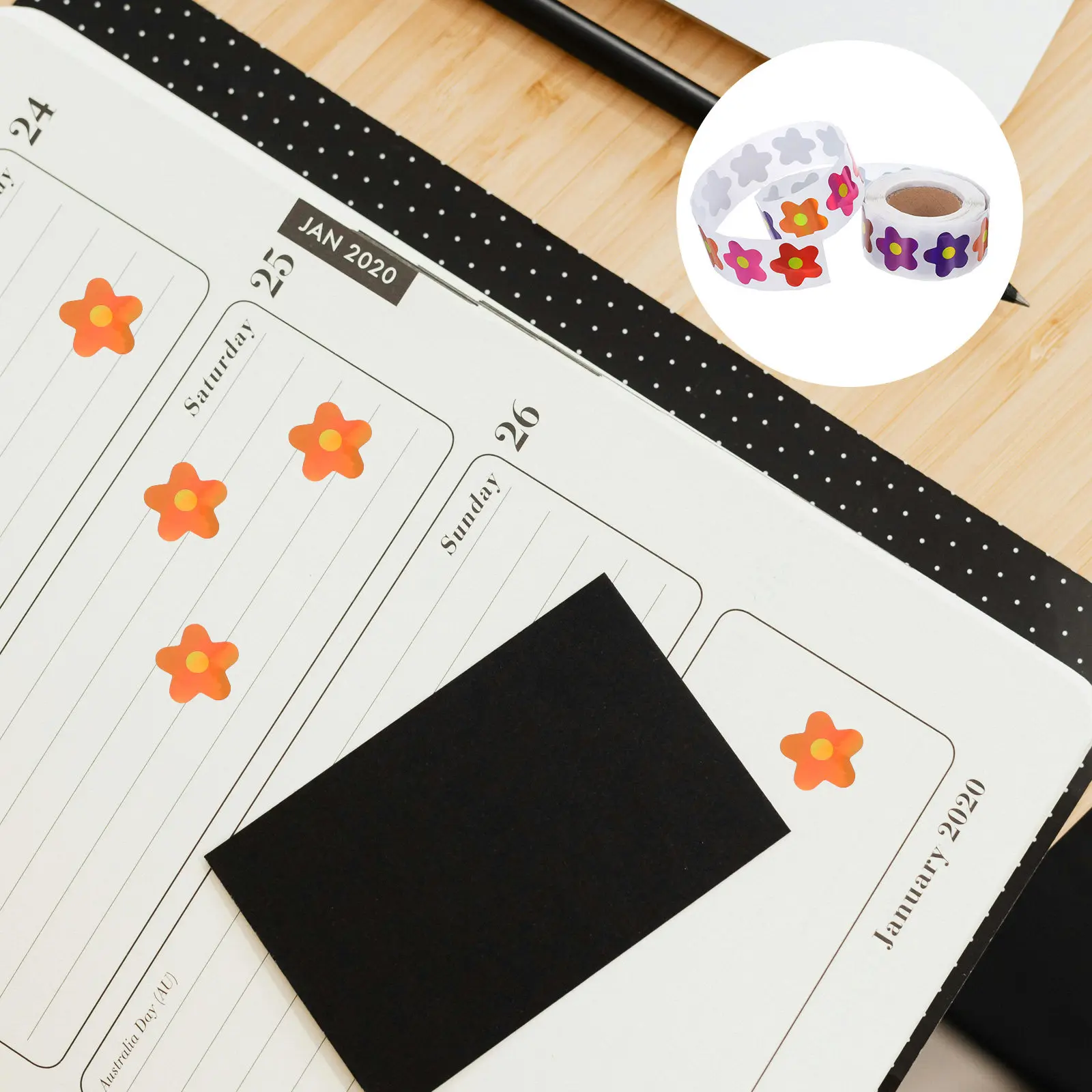 

3 Rolls Student Reward Stickers Multi-Color Sparkly Flower DIY Labels for Journals Envelopes Party Favors Classroom Activities