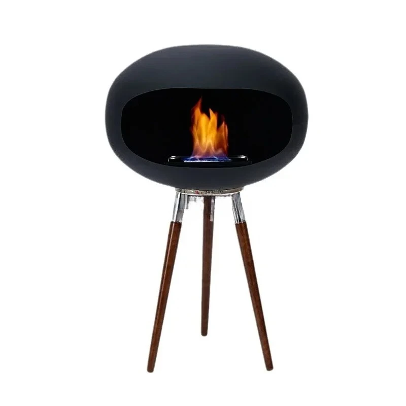 Tall Fireplace Real Fireplace Outdoor Interior Decoration Alcohol Fireplace