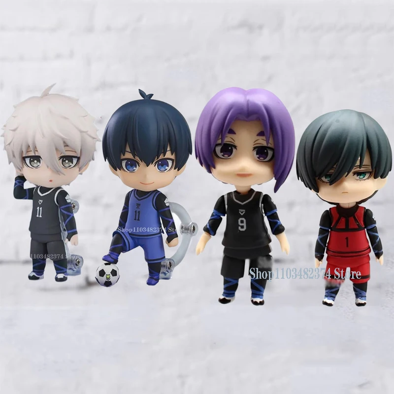 

9cm Mikage Reo Figure 2326 Blue Lock Figures 2327# Rin Itoshi Doll #1998 Yoichi Isagi Nagi Seishiro Nendoroid Movable Model Toys