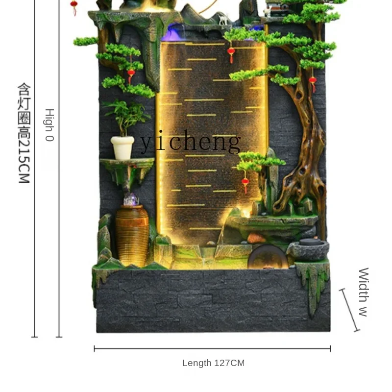 

ZC, занавеска на стену в гостиную для украшения водоемов, ландшафта, фонтана