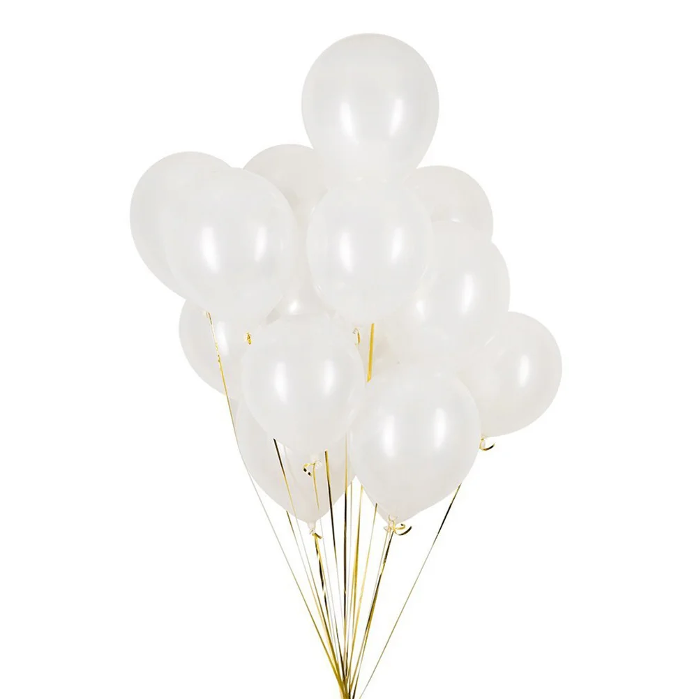 

50Pcs 12Inch Round Pearlescent Thick Latex Balloons Premium Quality Party Decoration for Festive Wedding Birthday Holiday Events