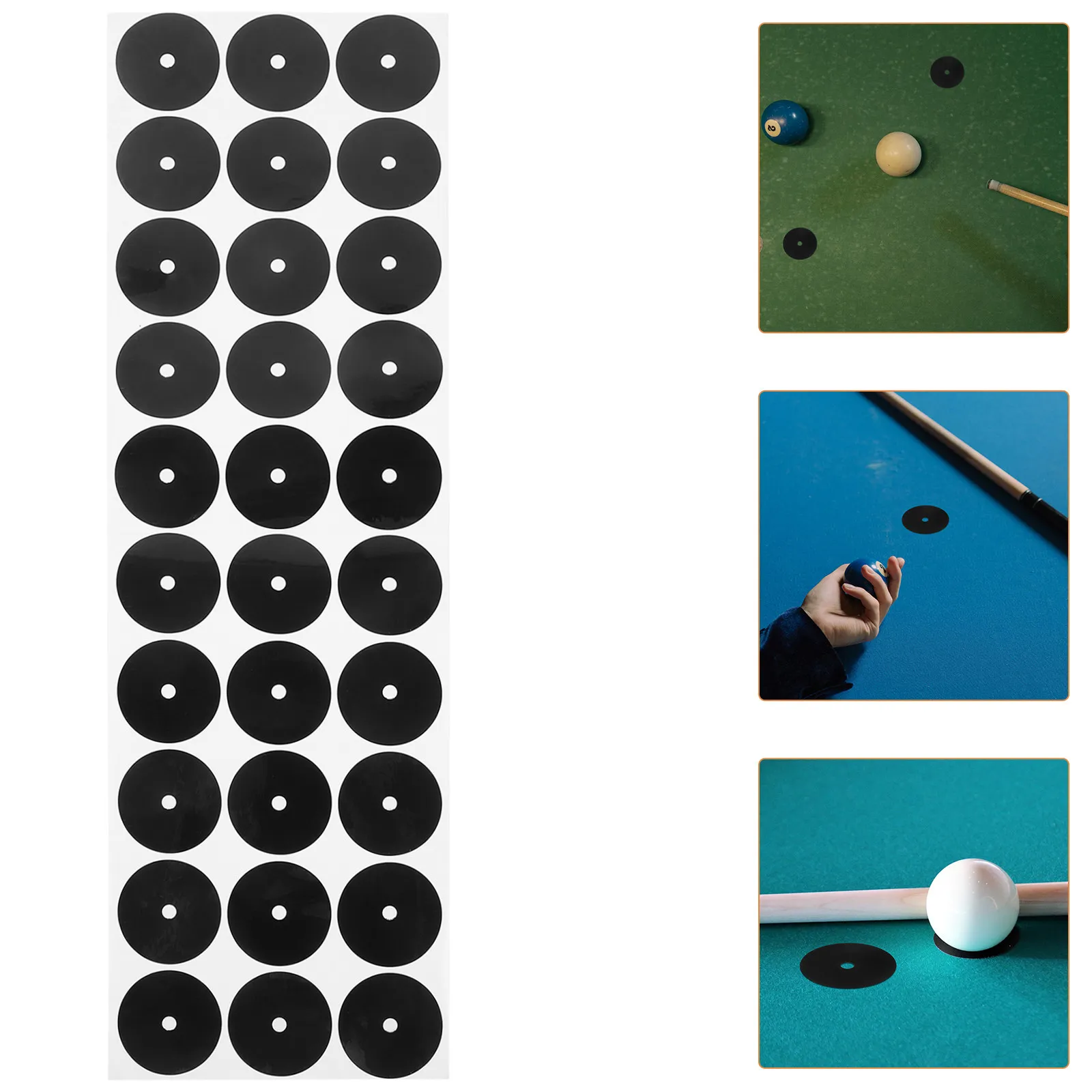 

Pool Table Marker Dot Bulk Self Adhesive Round Spots Billiard Snooker Position Markers Table Cloth Fixing Sticker