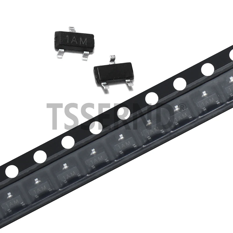 100PCS MMBT3904 1AM SOT-23 3904 2N3904 SMD SOT Transistor Chip