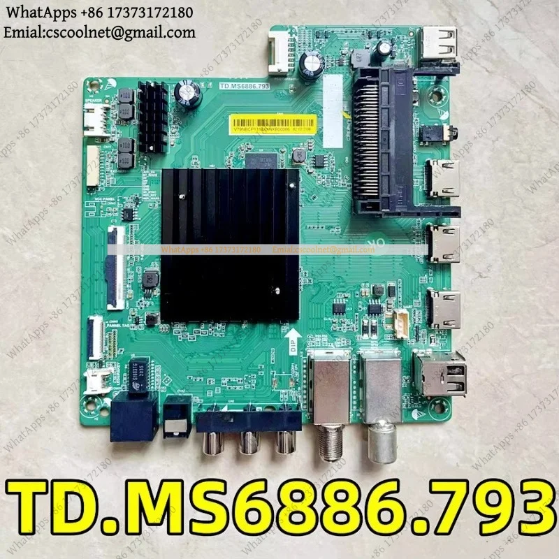 JS02 For TV L65M5-5ASP L55M5-5ASP L43M5-5ASP L43M7-7AEU LCD TV Driver Board TD.MS6886.793 Network Motherboard Good Test