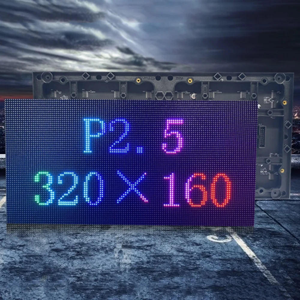 LED Module Indoor LED Display Module P2.5 128*64 Pixel RBG Full Color HD Video Billboard Module 320x160mm Size SMD2121