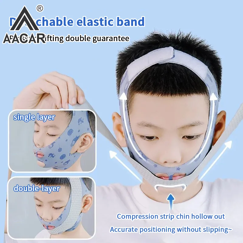 Open Mouth Breathing Correction Chin Strap Anti Snoring Belt Mouth-Sealing Gifts For Women Men Better Breath Health Care