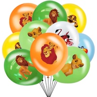 10/30Pc Disney Lion king Birthday Decorations Simba Lion king Latex Balloon Jungle Safari Balloon for Baby Shower Party Supplies