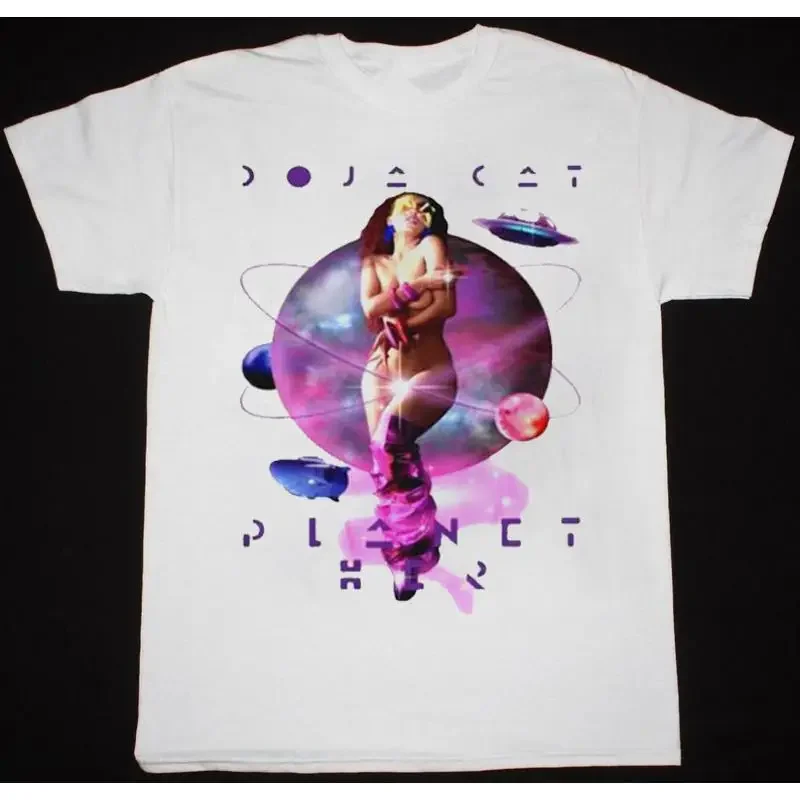 DOJA CAT Planet Her White T Shirt Ladies All Size S 2345XL UB232