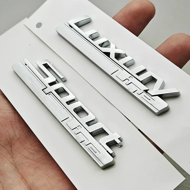 3D ABS Sport Luxury Line Emblem Car Fender Badge Stickers For BMW 520i 530i 330i 320i 518i F30 F10 G30 G20 E46 E39 Accessories
